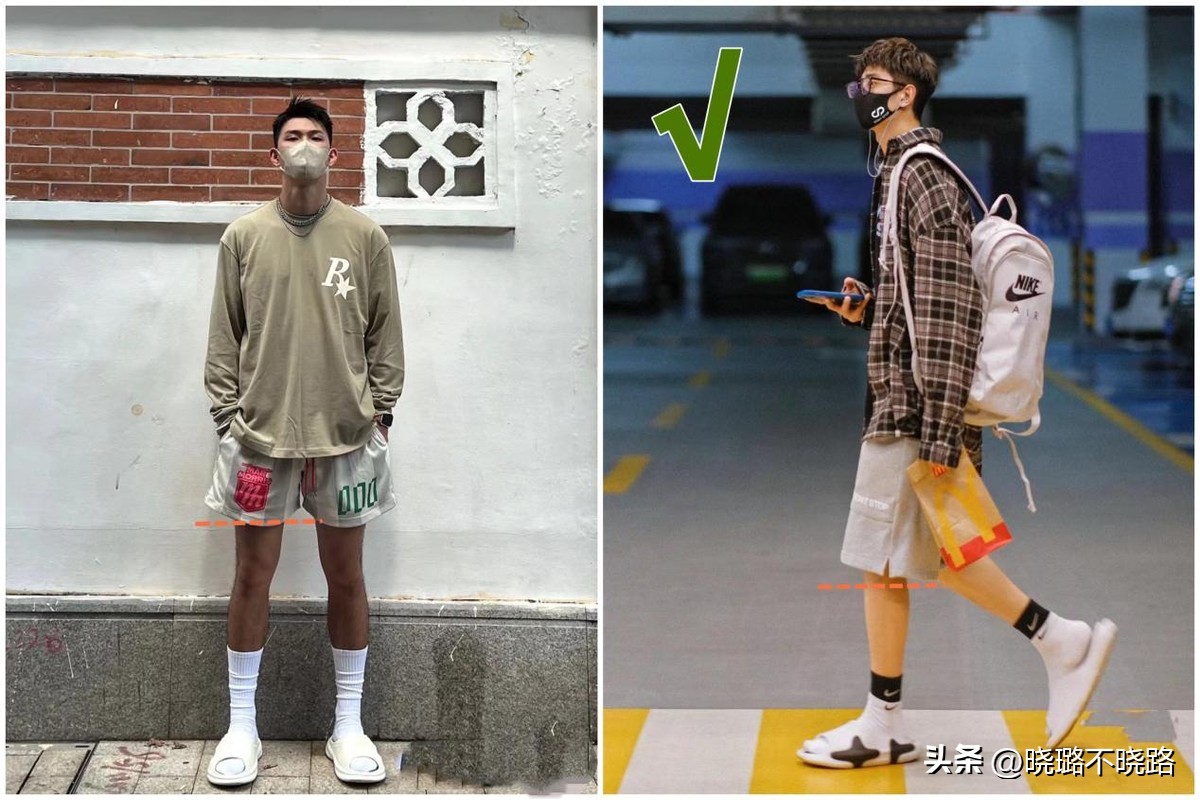 男生今年流行的裤脚穿搭,男生裤脚扎进袜子的穿搭