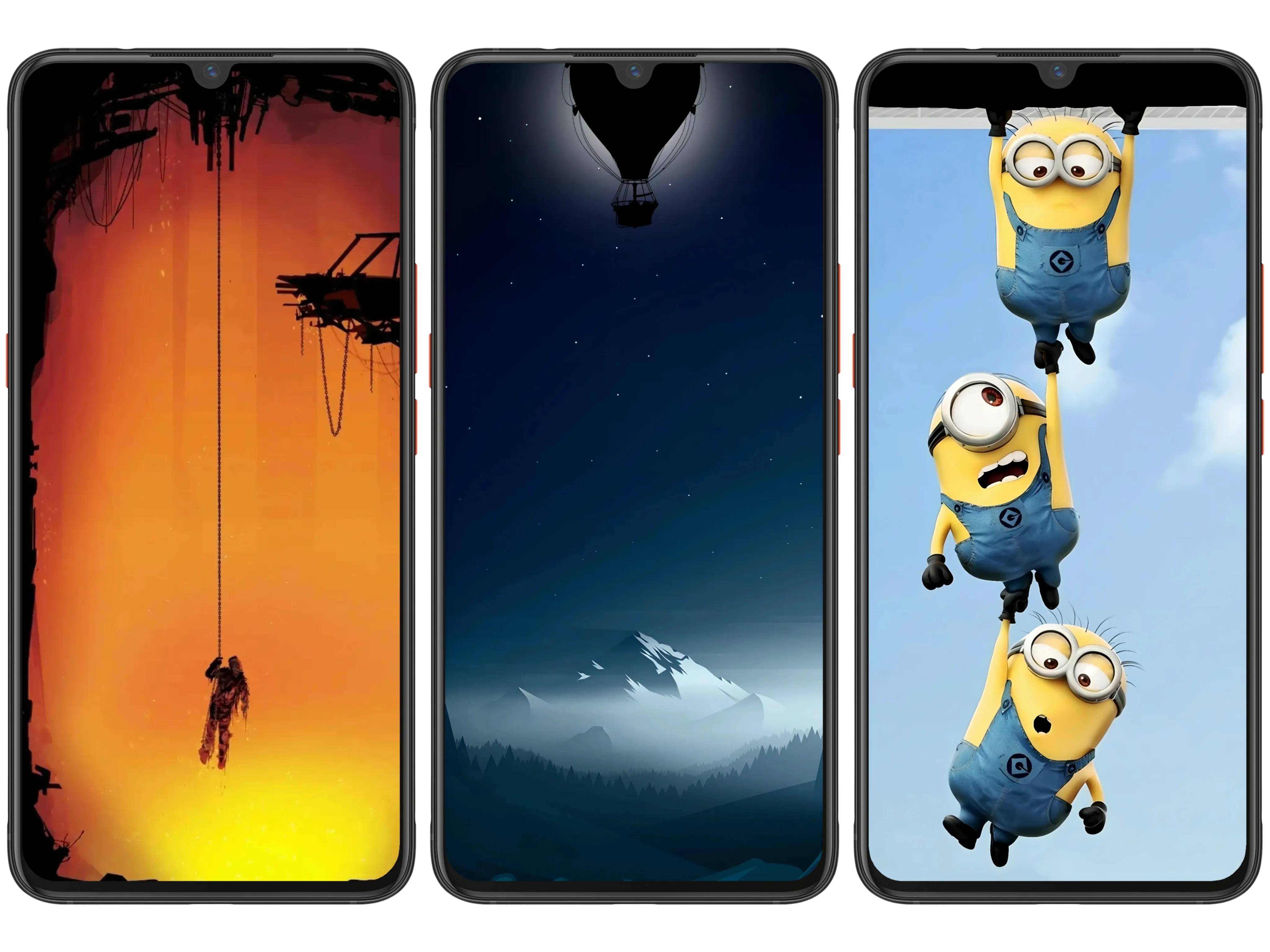 原图壁纸：Andriod手机挖孔壁纸,第一期