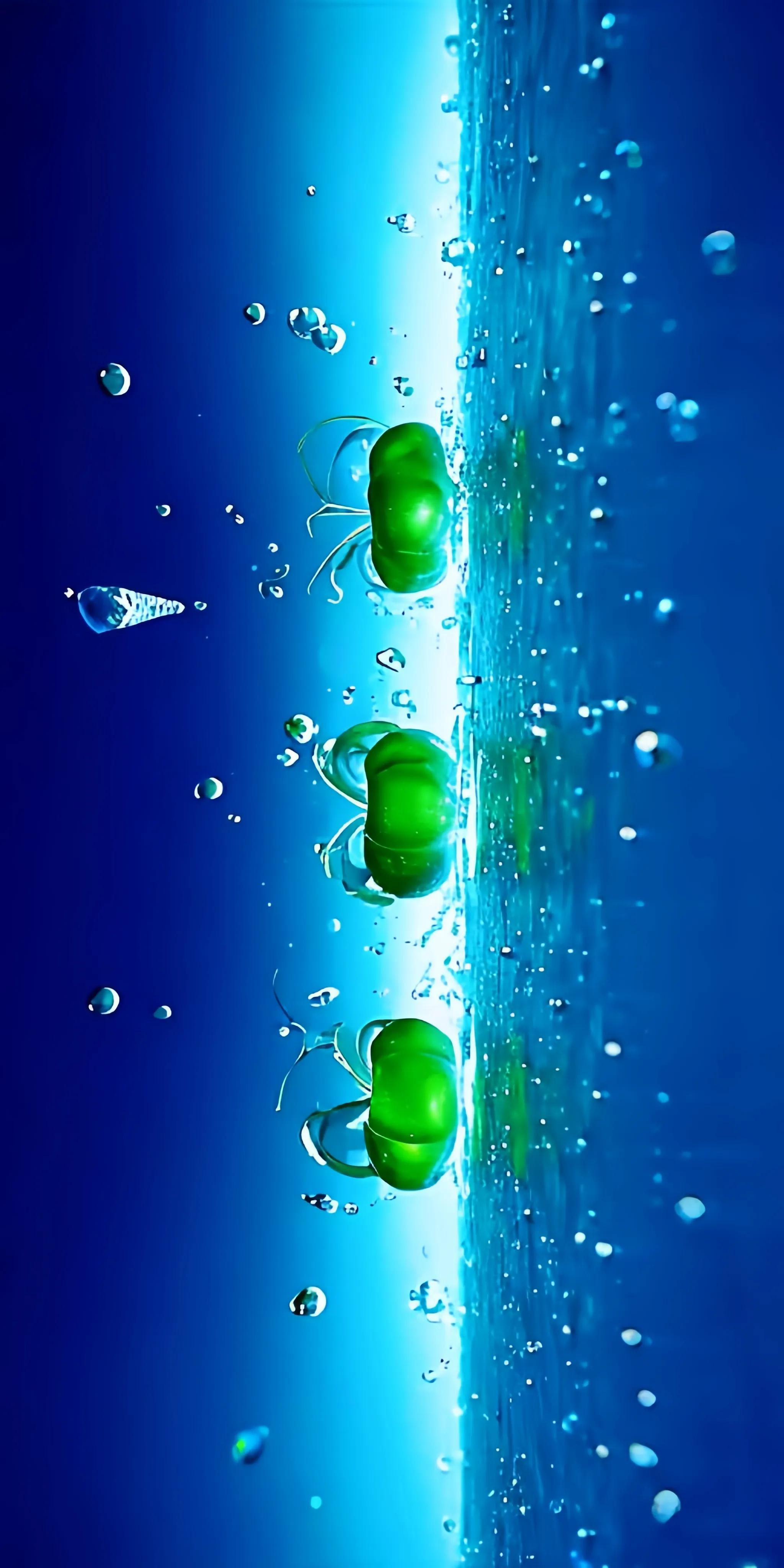 最清晰亮光风景竖版壁纸,水珠蓝色壁纸高清图片大全