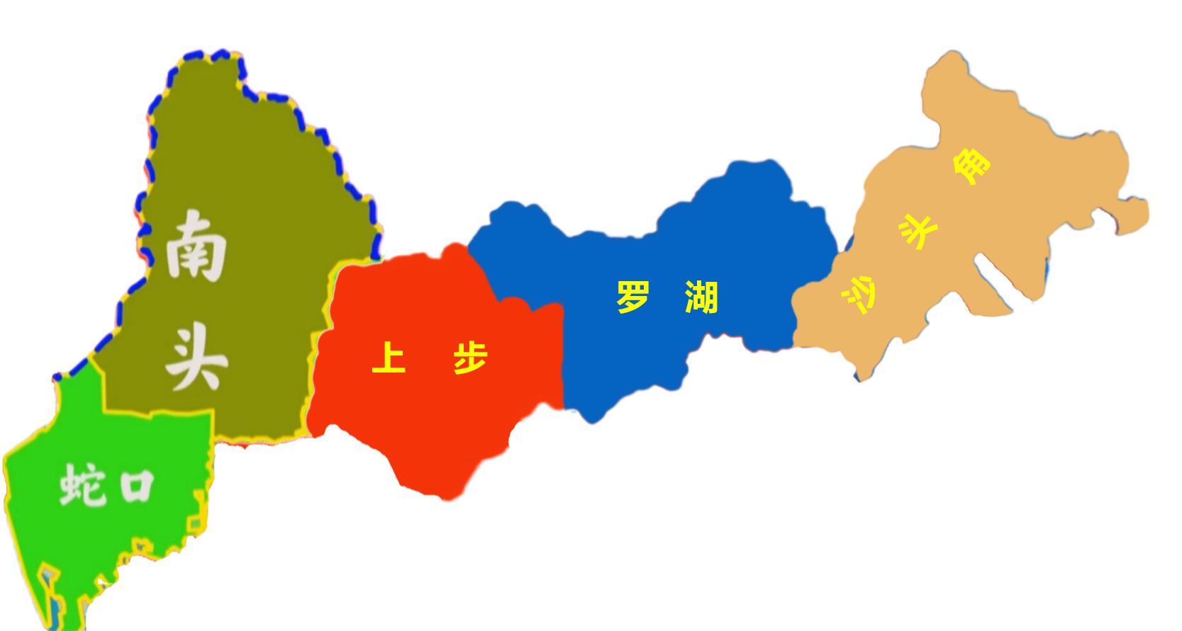 深圳的区域划分发展历史,深圳各区成立时间先后排名