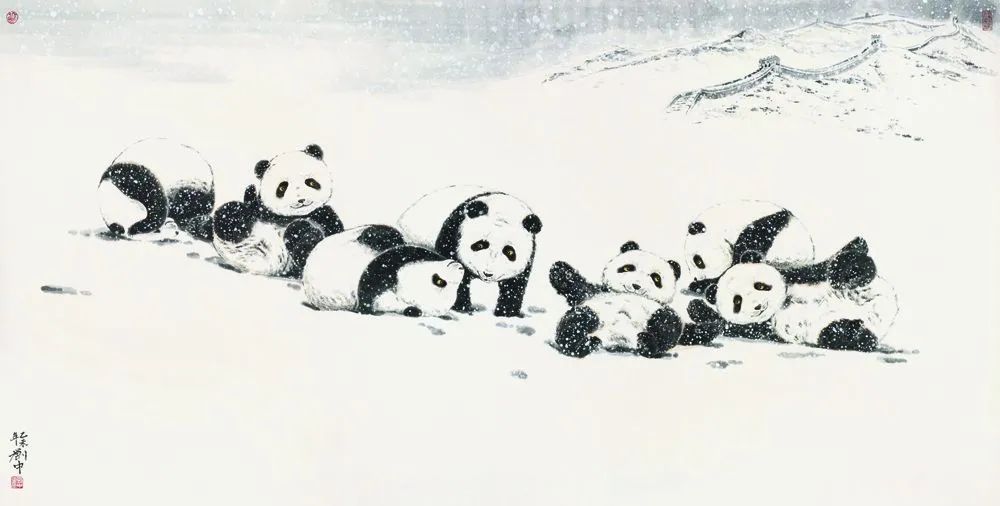 国画的神韵，西画的写实