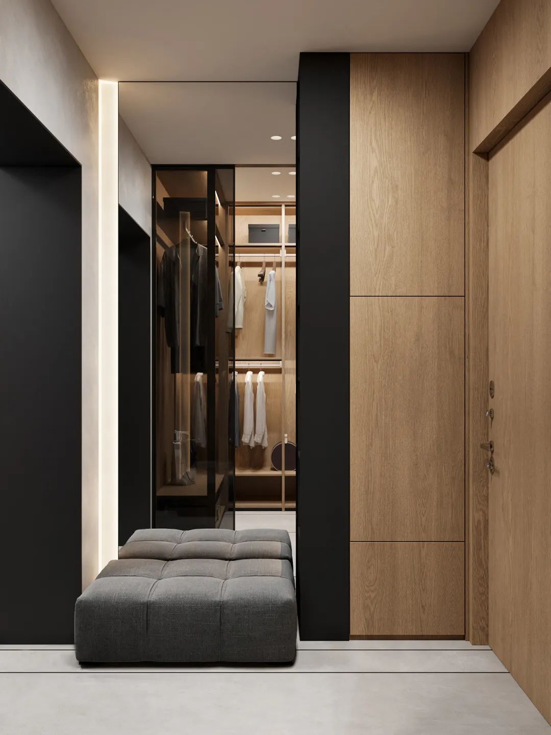 120平高级灰装修效果图,轻奢风装修高级灰120平价格