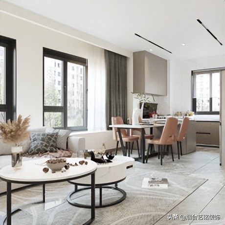 126平极简装修房子效果图,126平米简约淡雅装修