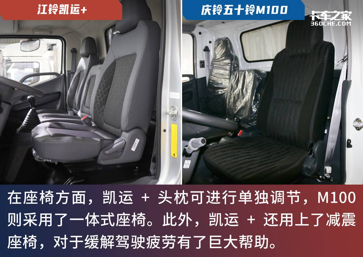 江铃凯运对比五十铃,庆铃五十铃m100最新款轻卡单排