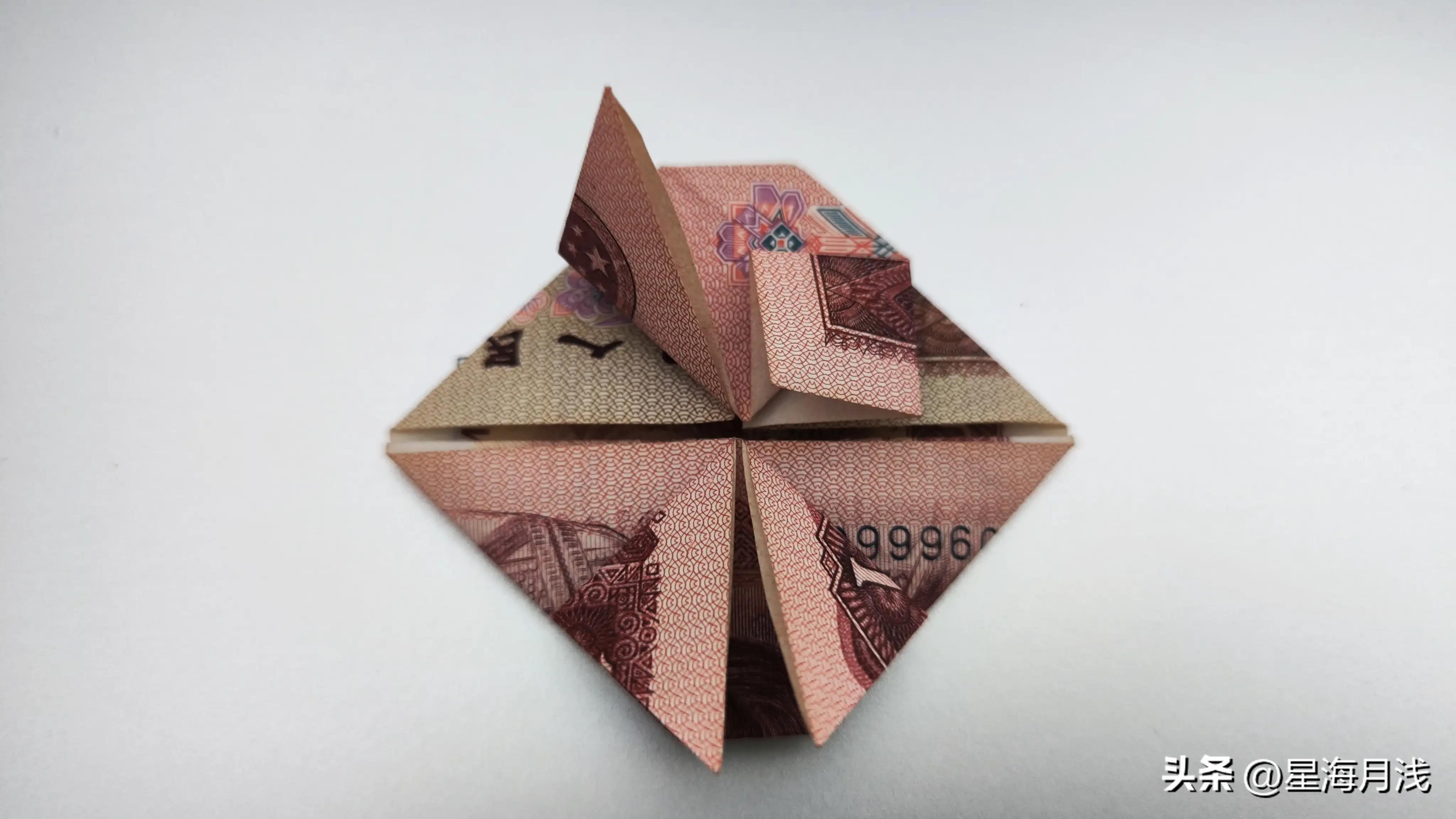 九宫格心形折纸图解,心形折纸的简单步骤