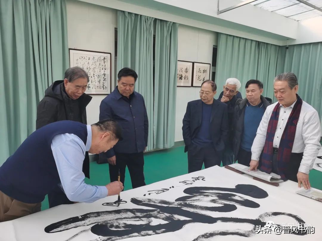 山西老年书画家协会主席郭健一行在博鳌乡村振兴论坛书画院调研