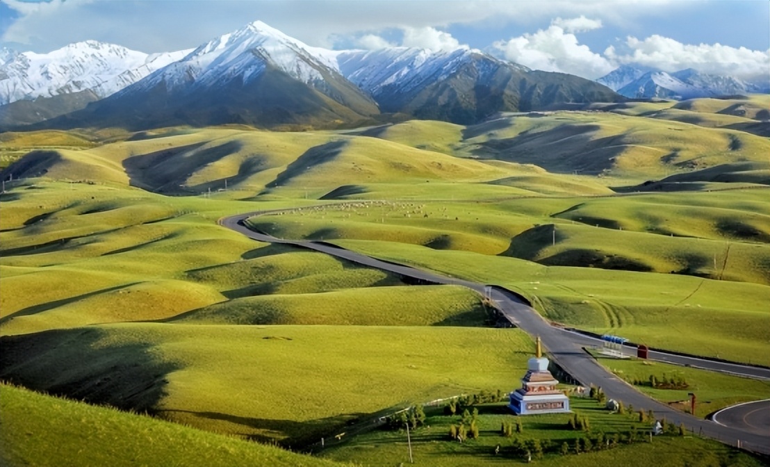 祁连山雪域牧场,祁连山壮丽山河