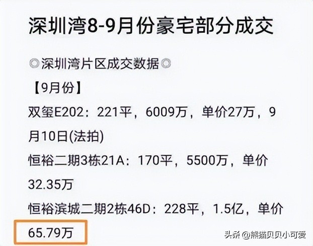 深圳豪宅二手房真实现状,深圳豪宅热卖的原因