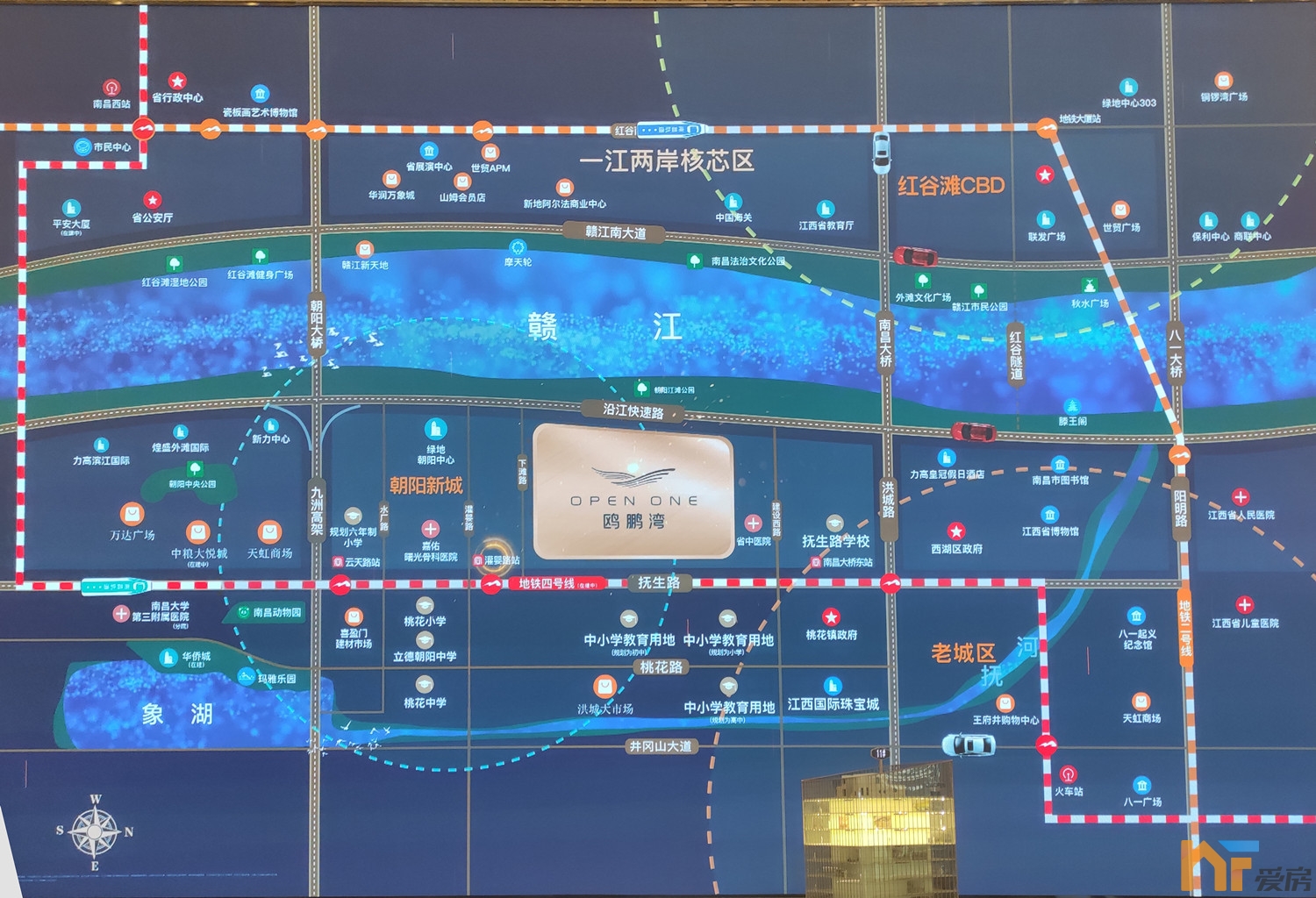 270度观景阳台大平层五房,270度全观景阳台户型加推