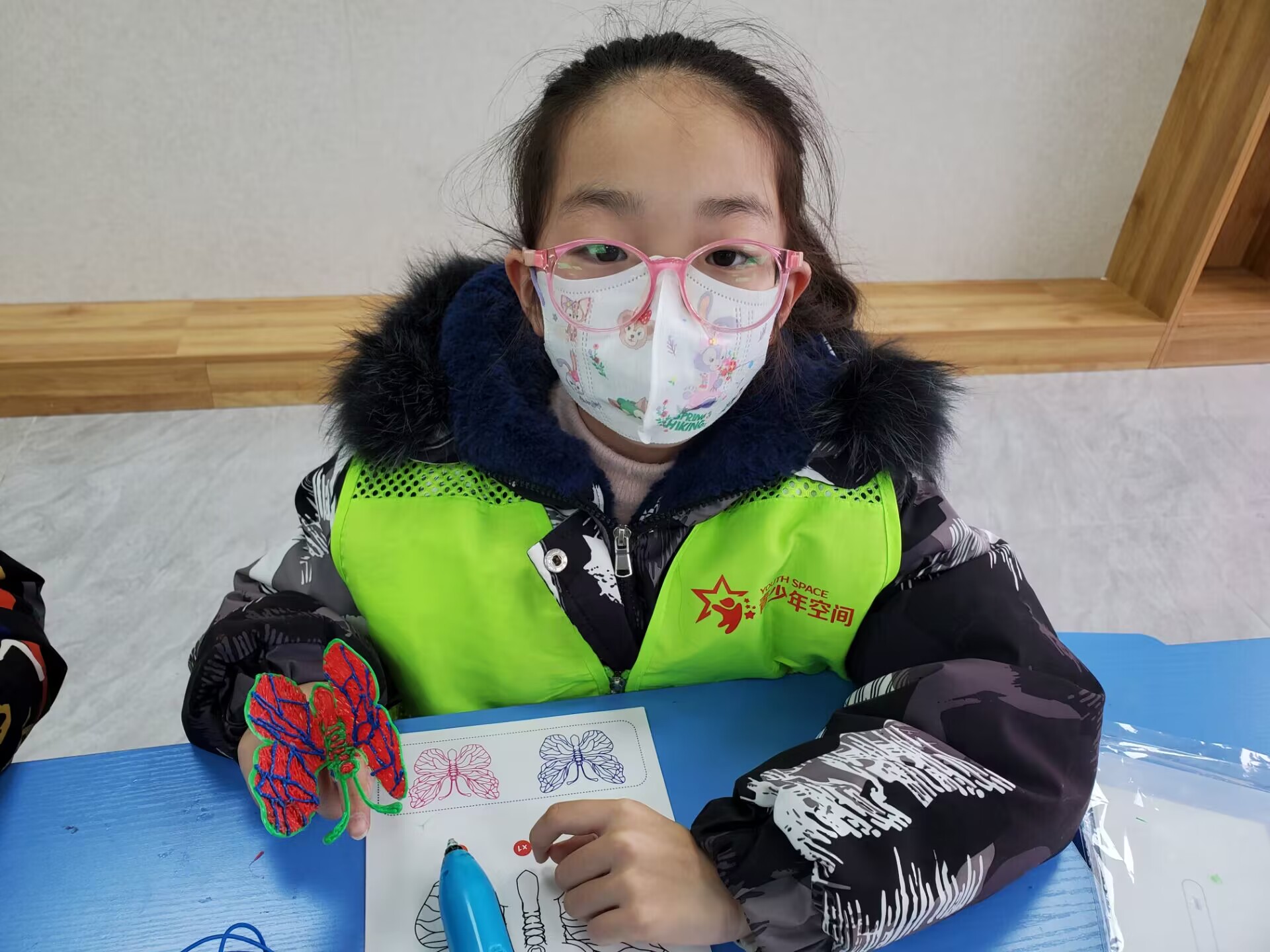 创意3d打印笔绘画作品,3d打印笔小学美术