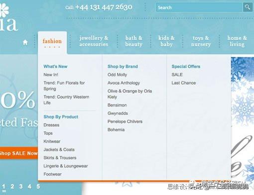 网站可视化导航设计,网页设计导航条细节