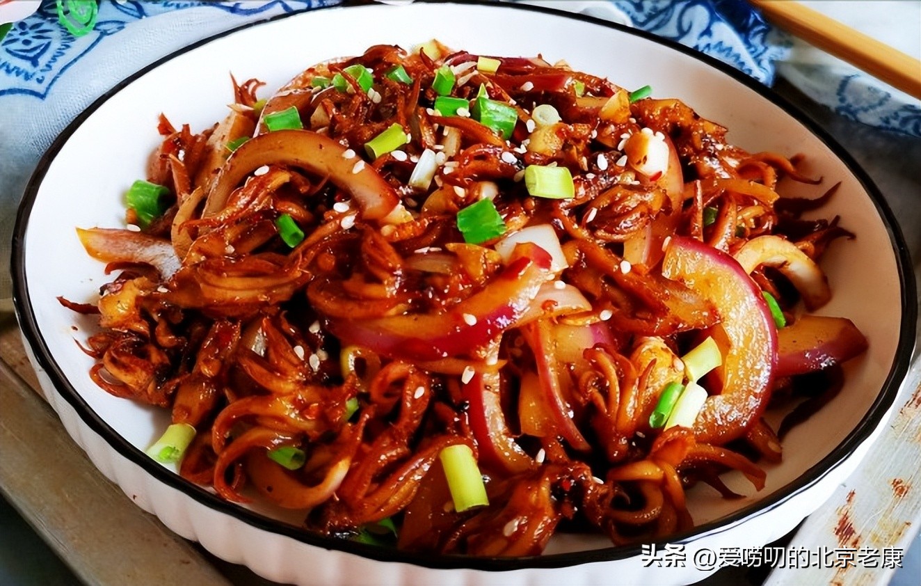 鱿鱼须怎么炒又嫩又好吃甜辣,剩下的凉拌甜辣鱿鱼须如何吃