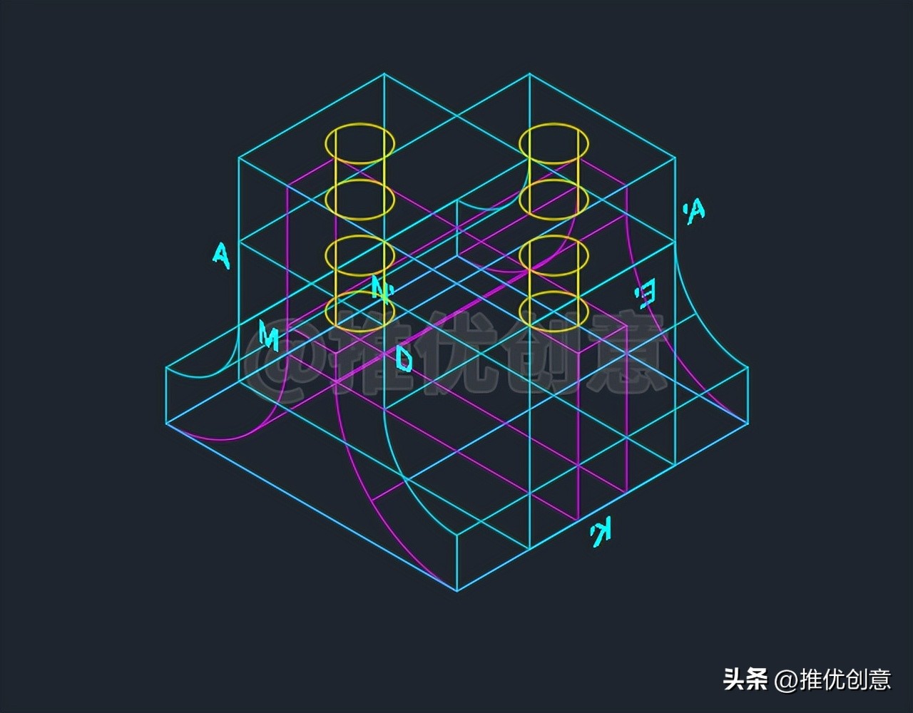 cad三维制图布尔运算,autocad三维绘图中的布尔运算