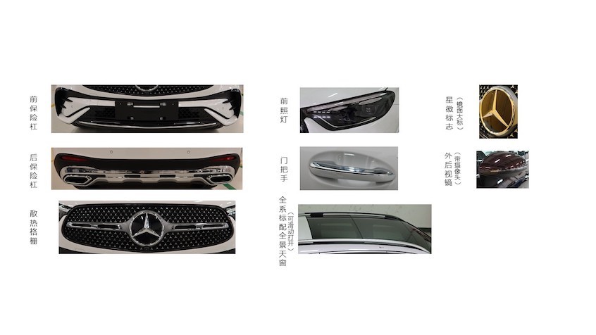 全新奔驰GLC长轴版发布,轴距再加长全新奔驰glc图片曝光
