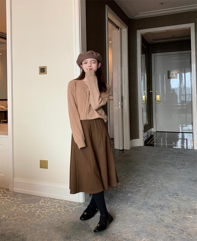 风琴褶半裙适合什么身材,半裙最流行款式