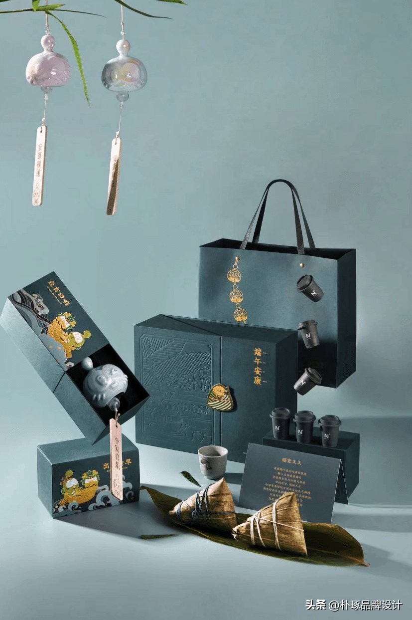 公司定制端午礼盒展示,公司端午礼盒造型