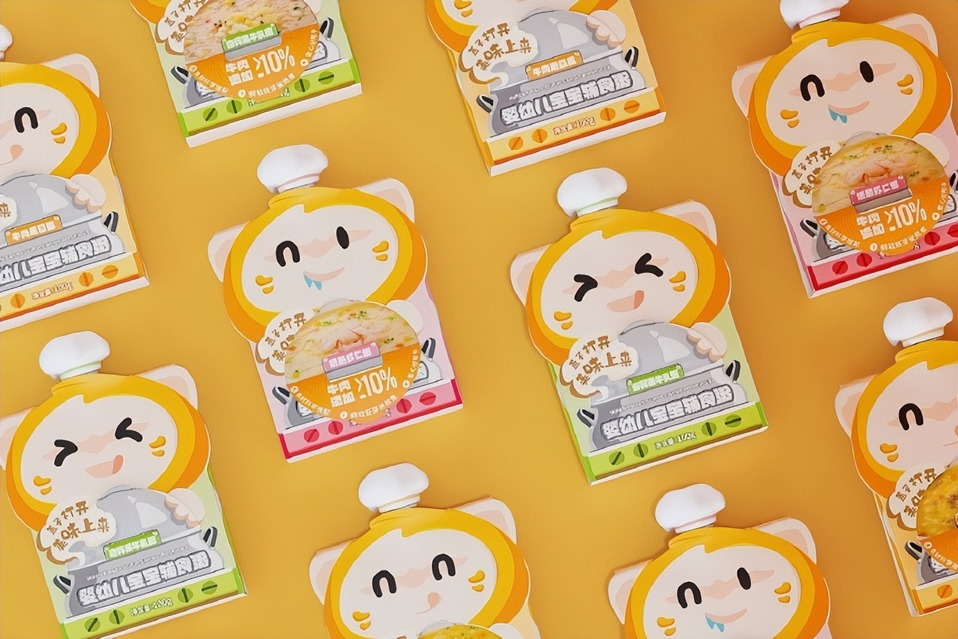 国外ip食品包装设计,食品ip形象