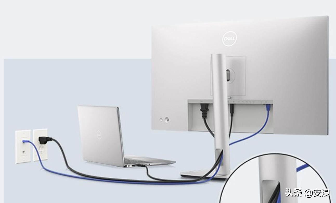 戴尔显示器u2723qx开箱,戴尔显示器u2723qx防蓝光和低蓝光