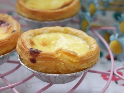 厚乳蛋挞乳酪面包教程,蛋挞的做法烤箱烘焙视频教程