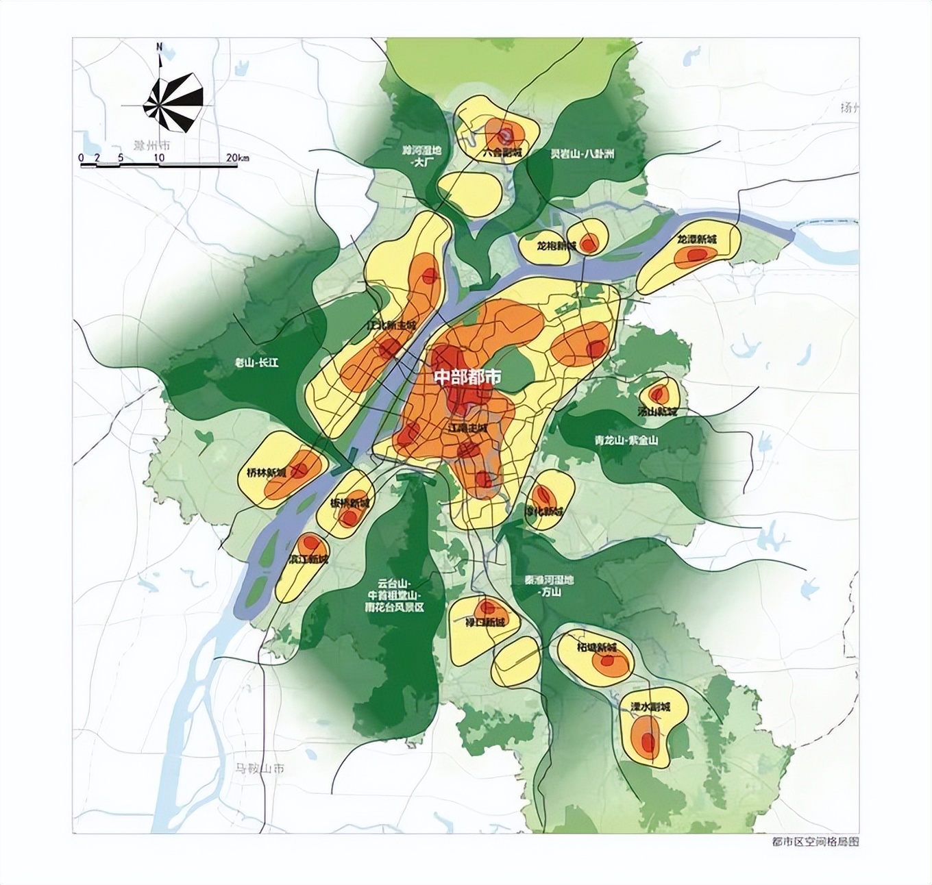 南京超大城市规划,南京城市规划图高清版大图