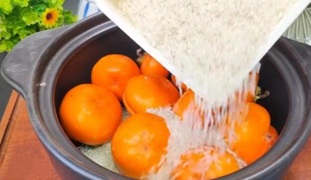 柿子怎样去涩最快方法,柿子如何去涩