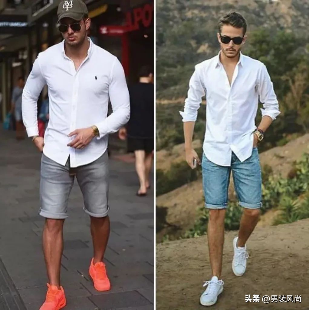 男士衬衫黑色搭配什么颜色裤子,白色衬衫搭配什么颜色裤子好看男