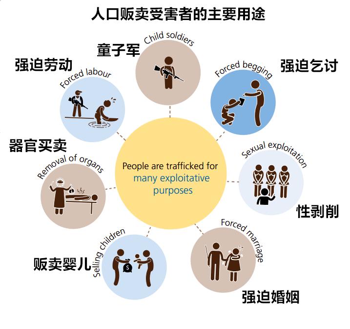 人口贩卖受害者保护制度,贩卖人口受害者有哪些