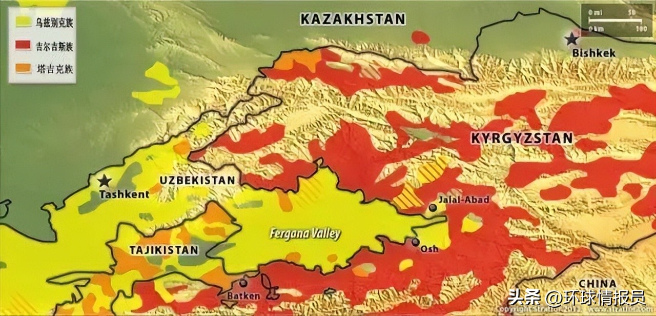 中亚的费尔干纳盆地,中亚火药桶和费尔干纳盆地