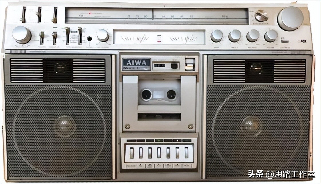 老式进口收录机大全,九十年代怀旧黑色双卡收录机