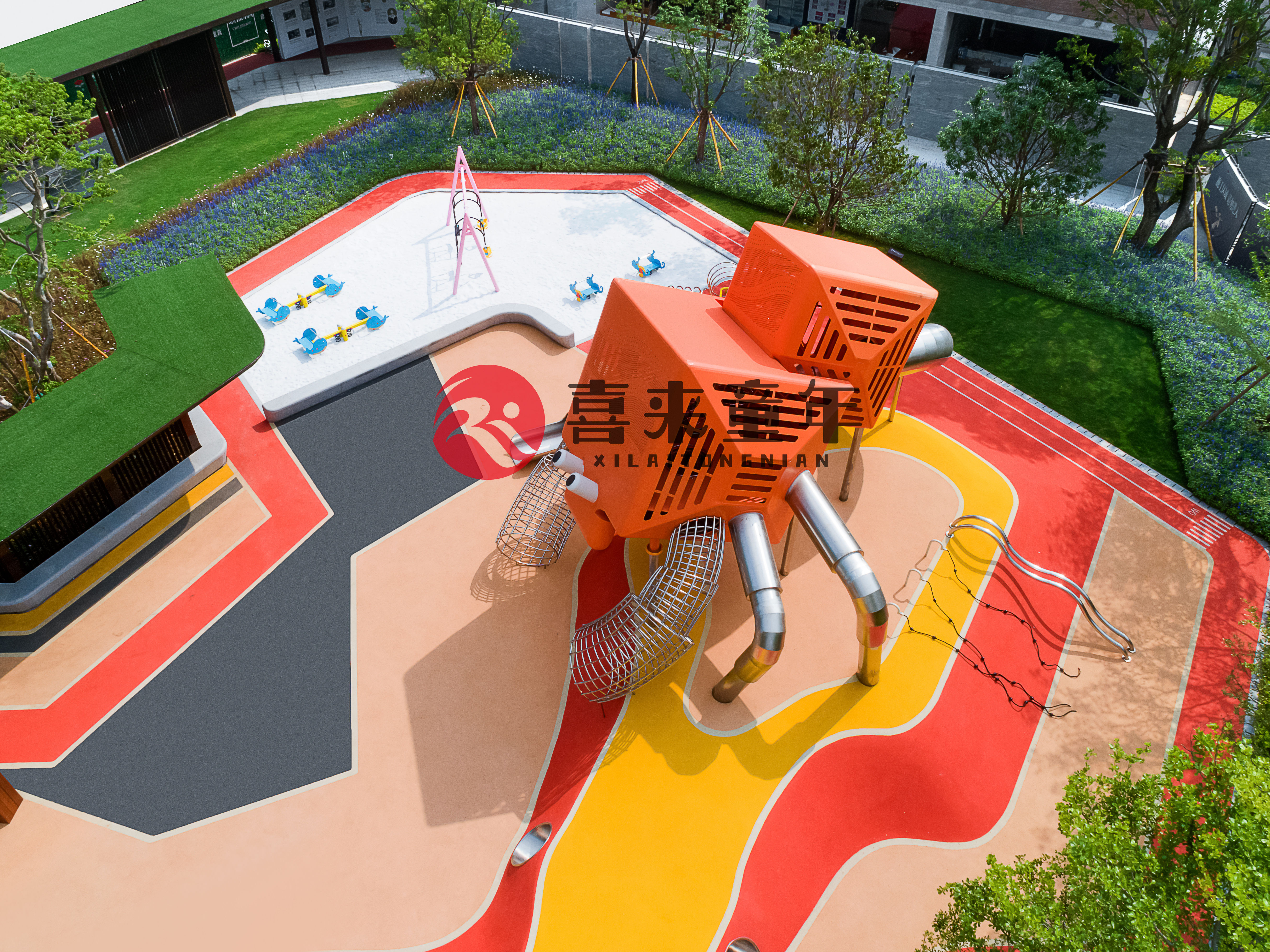 户外大型组合滑梯定做,户外大型组合滑梯