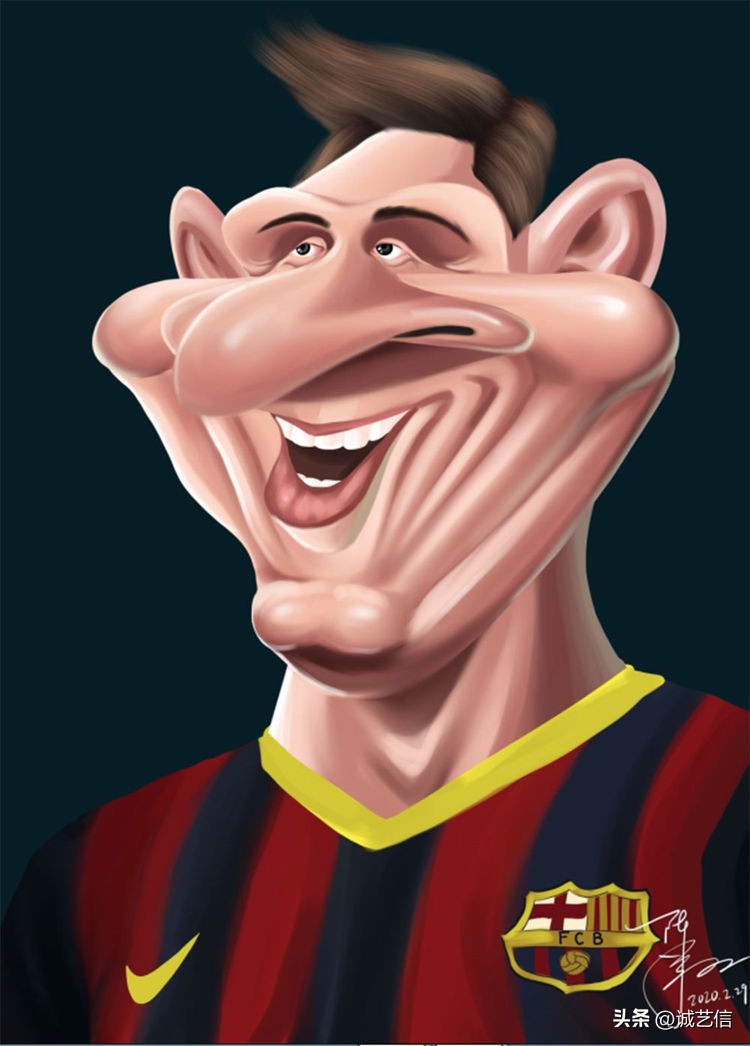 梅西拿着美洲杯来卡塔尔的漫画,梅西世界杯头像漫画