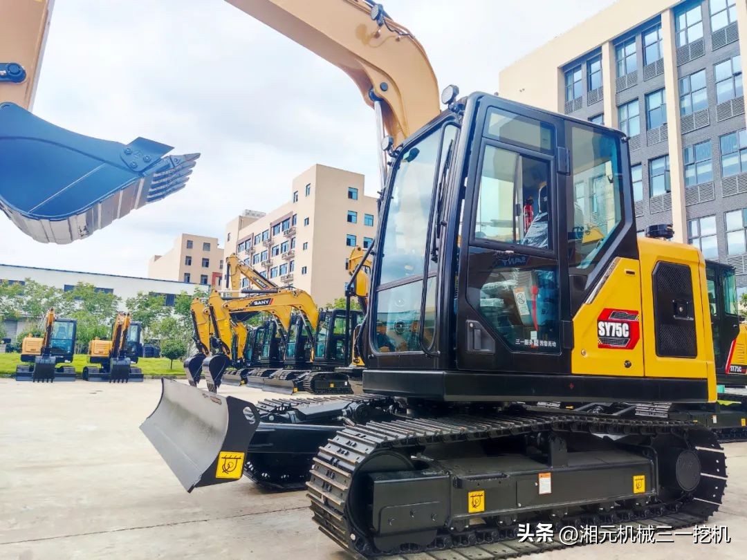 三一小挖75全新,三一sy75c国四新款多少钱
