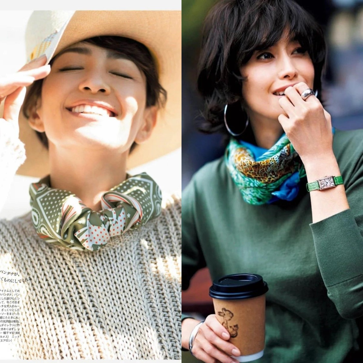 什么样的丝巾好看又百搭,夏天怎么可以少了饰品