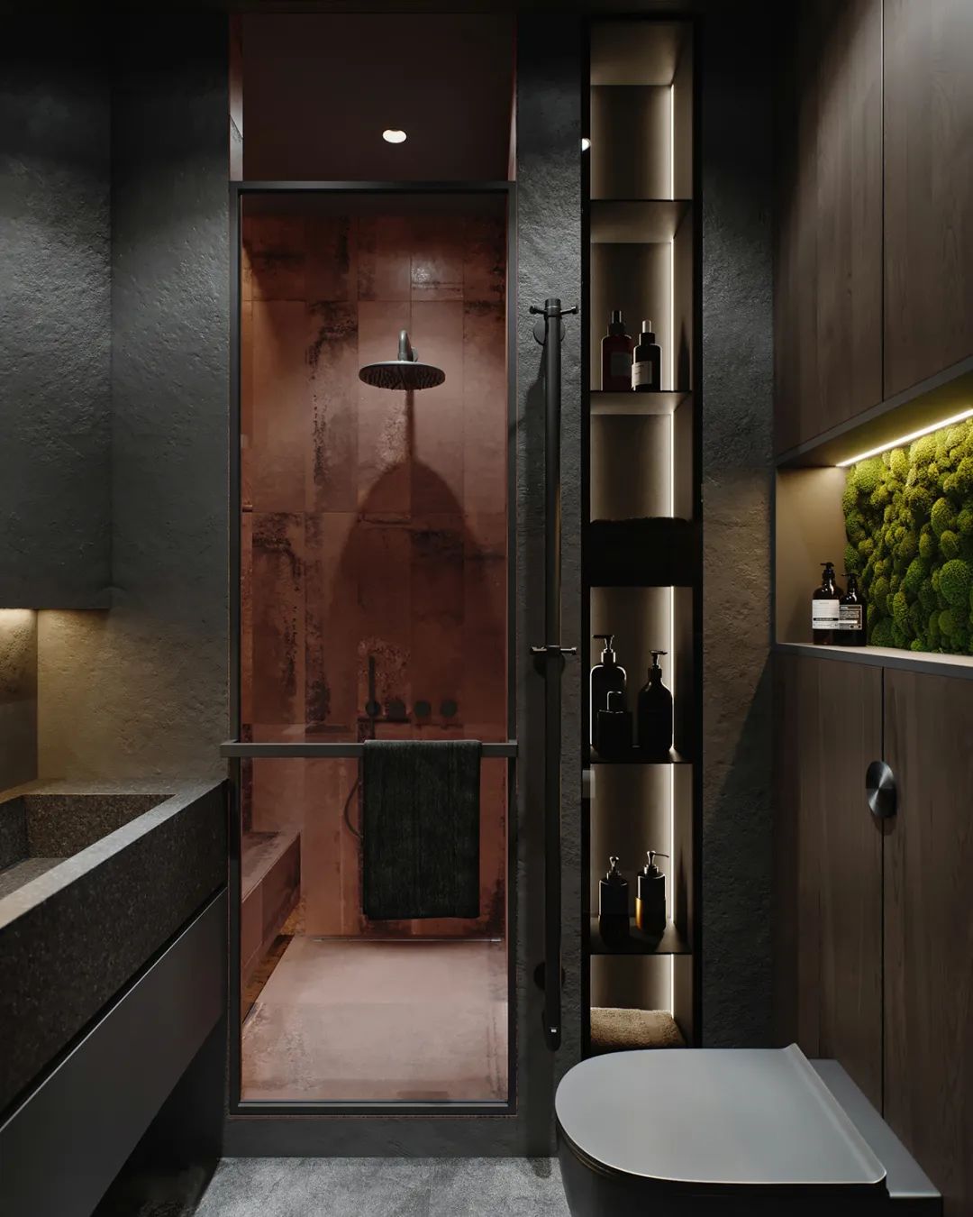 极简风格墨绿,极简主义墨绿色