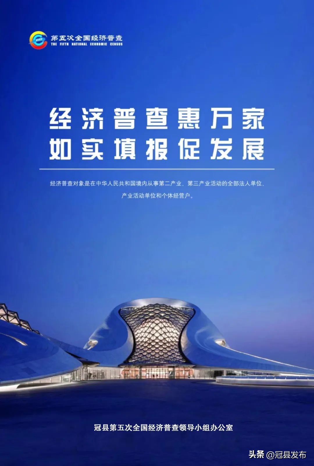 经济普查宣传海报图片,第五次全国经济普查宣传画