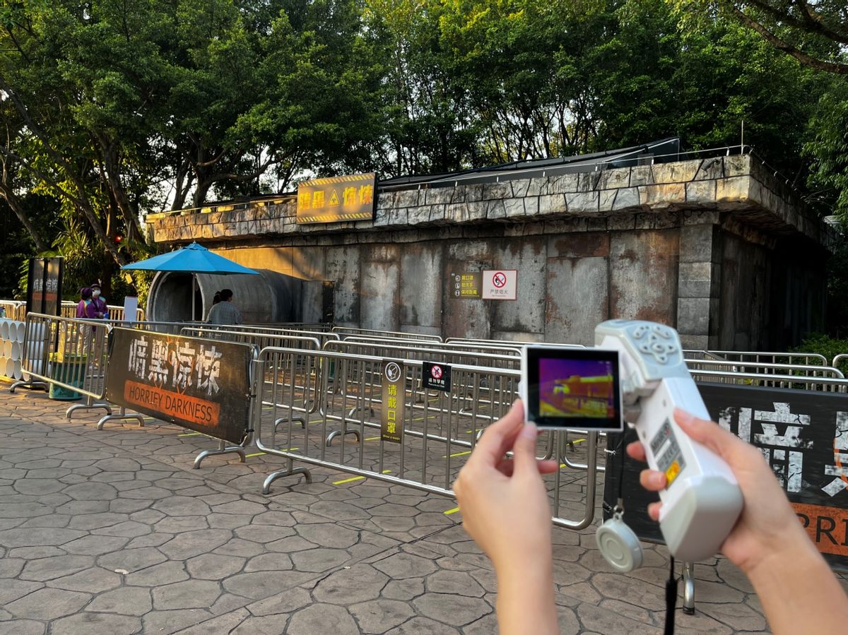 夜探长隆｜万圣节遇上红外热像仪，会有什么不一样的体验？