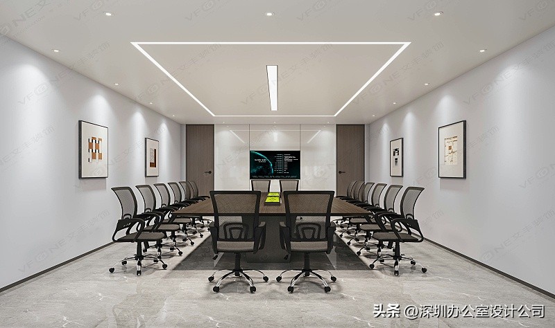 简约财务办公室装修效果图大全,高端简约30平米办公室装修效果图