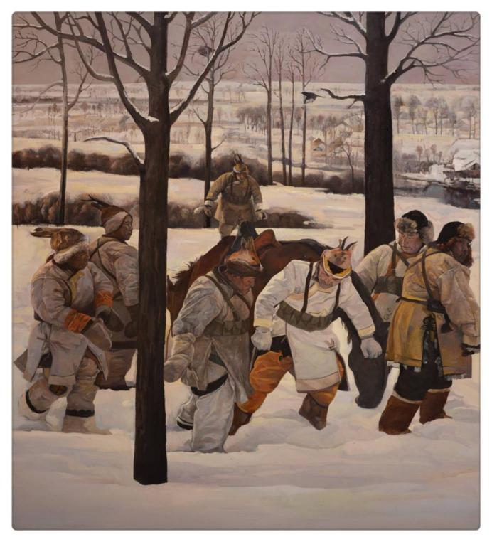 中央民族大学夏展油画作品,油画作品欣赏山东艺术学院