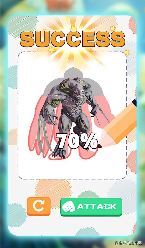 画个波比鸡哔你？手绘动作游戏《BattleofMonster:Drawing》