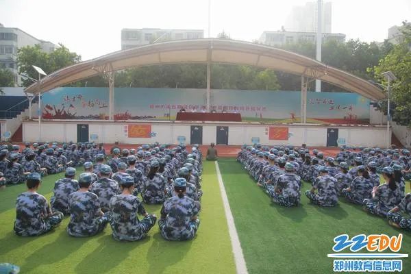 郑州高中学校军训,郑州市各高中军训