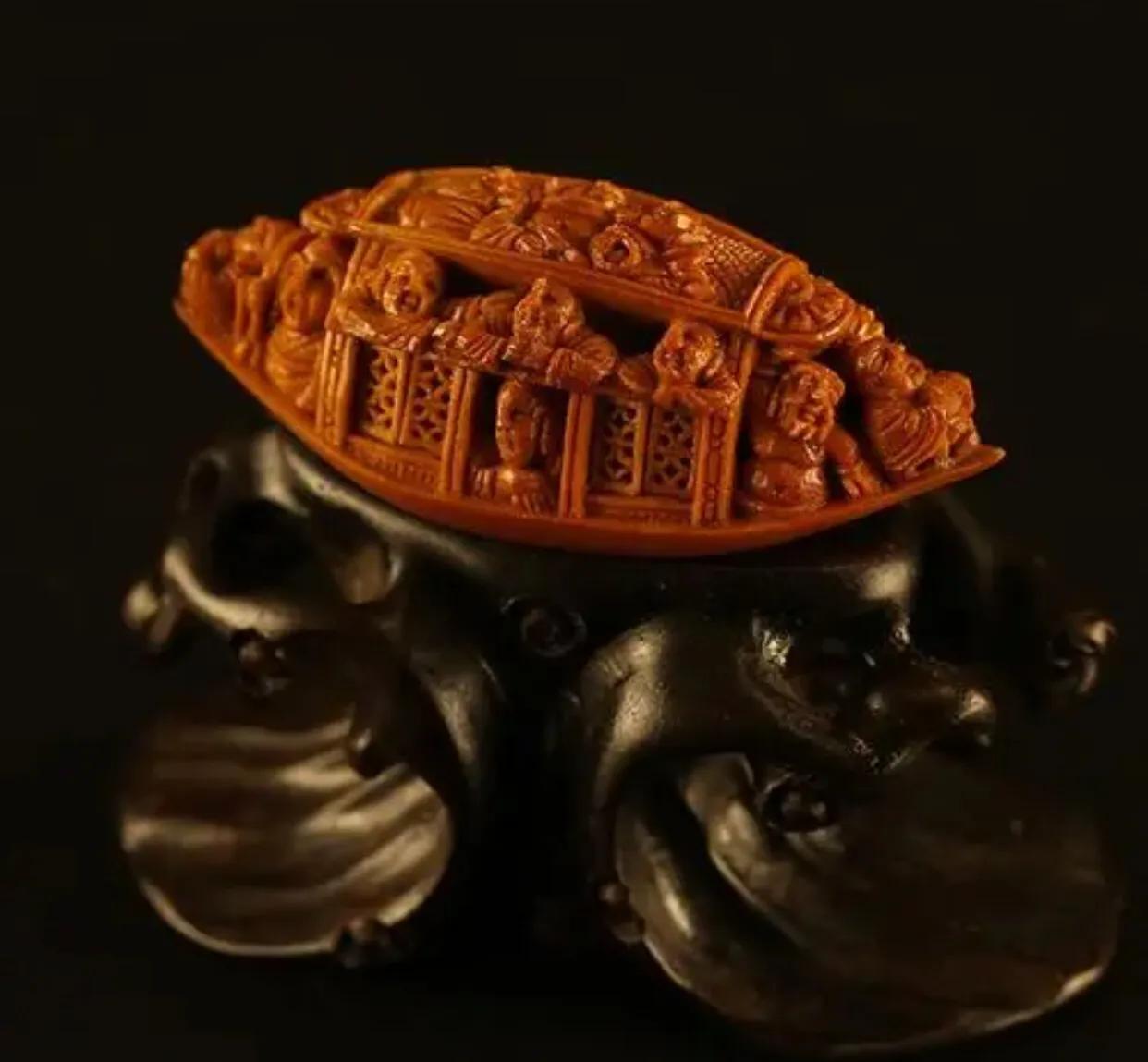 橄榄核雕新手简单入门,零基础橄榄核雕入门教程