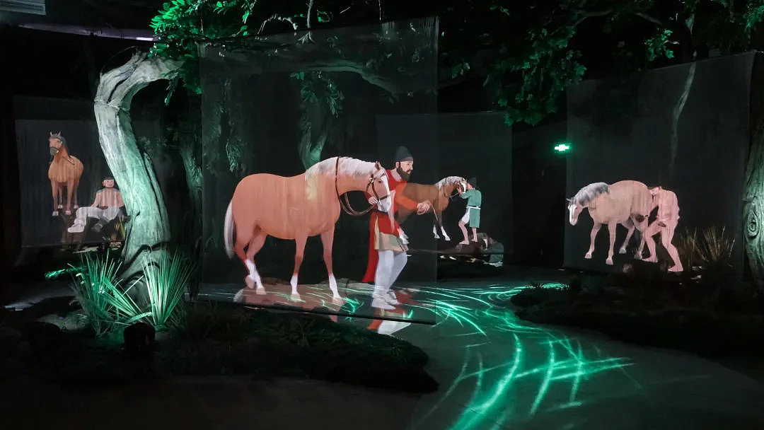 如何处理可以有更好墙面互动投影效果？