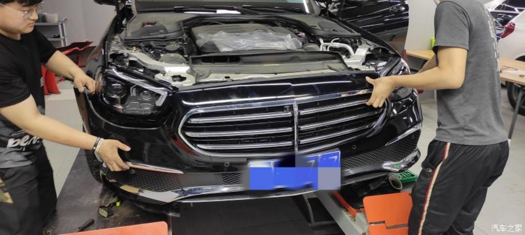 老款奔驰e升级几何大灯,奔驰e升级原车几何多光束大灯