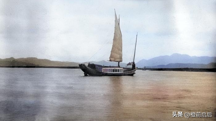 超清彩修复！1911年的福建福州，新娘头上扣竹篓，竟然还有弃婴塔