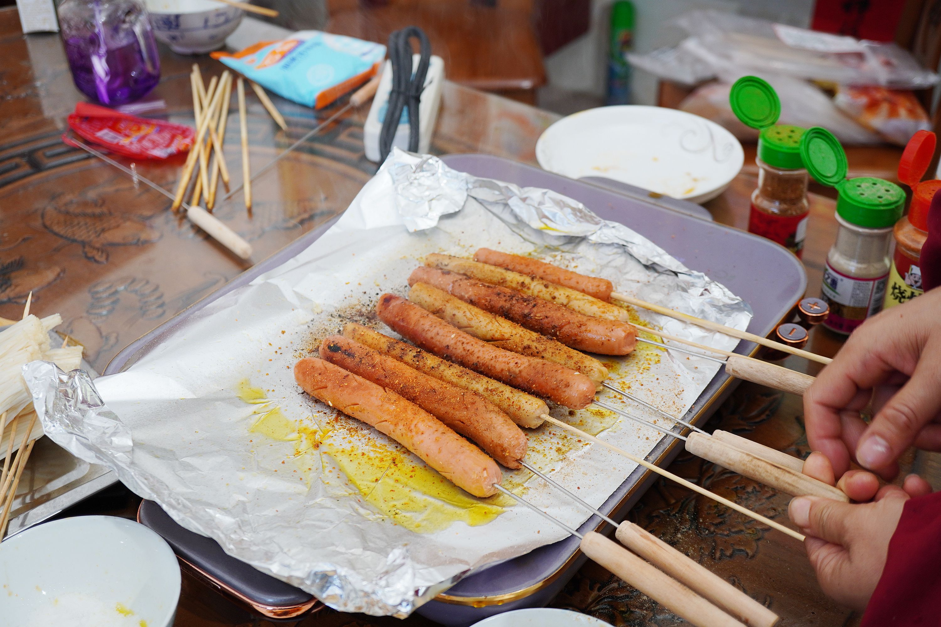 烧烤炉炒菜,烧烤炉打火锅