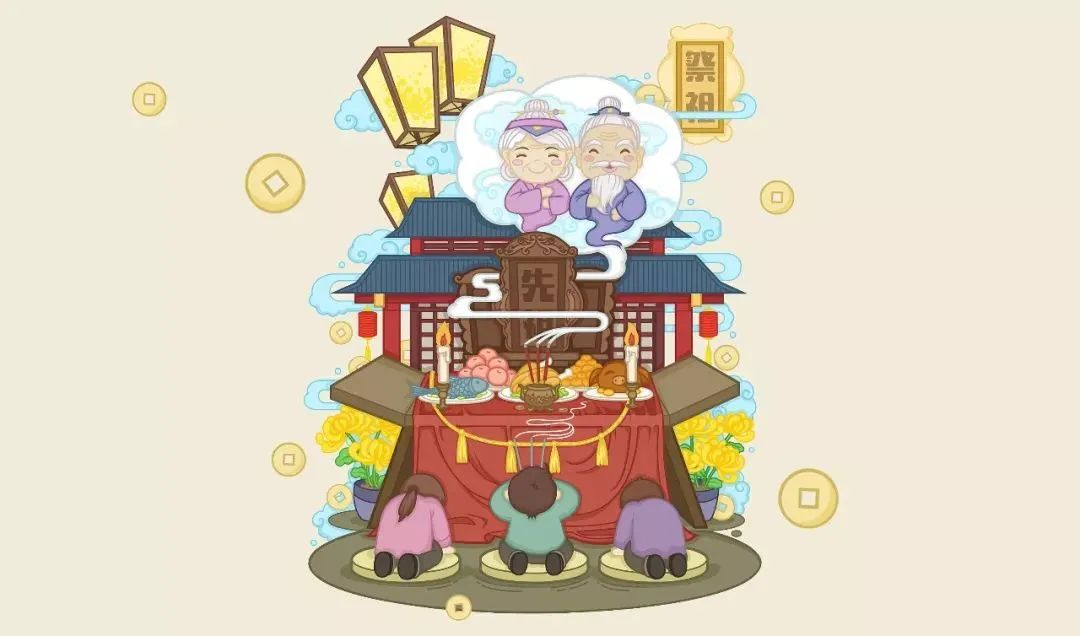 清明节习俗的图片,清明节放炮的习俗