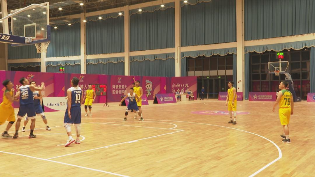广西壮族自治区第十五届运动会群众赛事活动“乳泉井杯”篮球比赛火热进行中