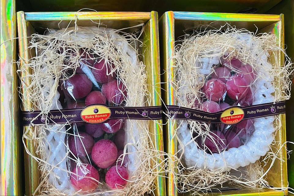 日本葡萄价格下降,日本天价葡萄每颗2200元