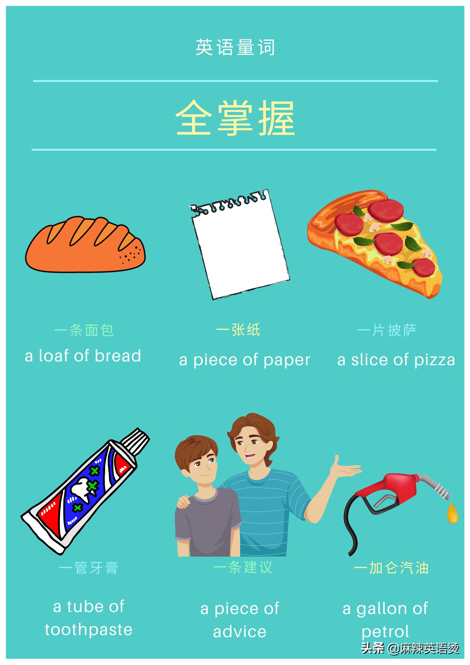 英语量词教学,英语常用量词一览表