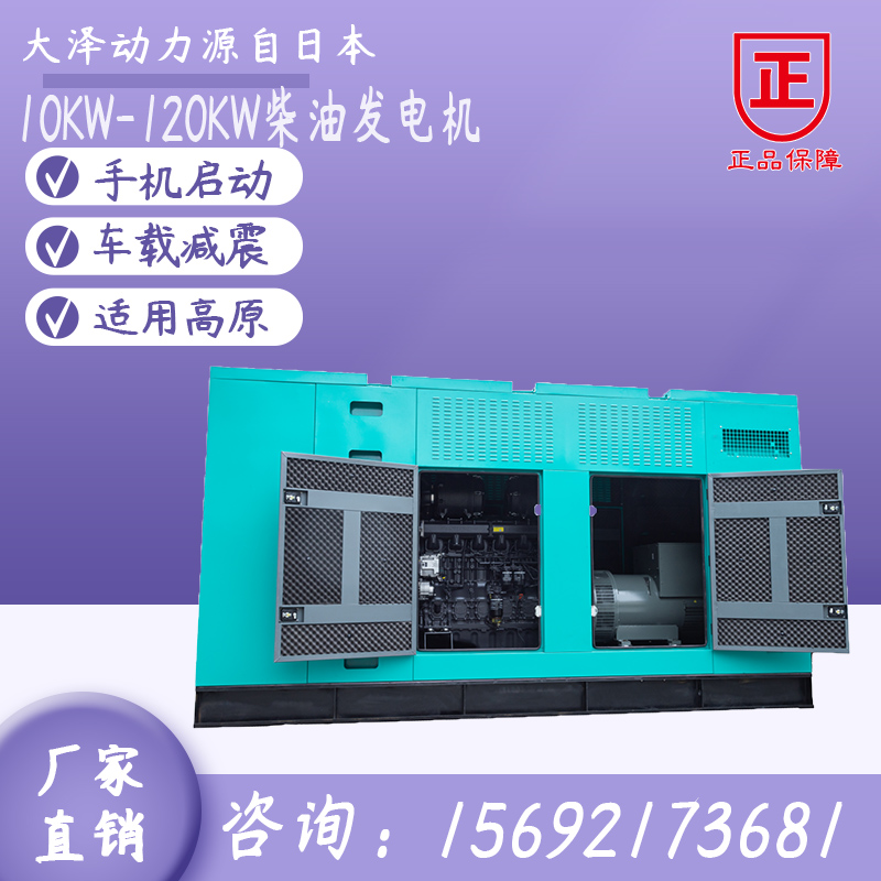 野外施工发电机,野外工业大型发电机